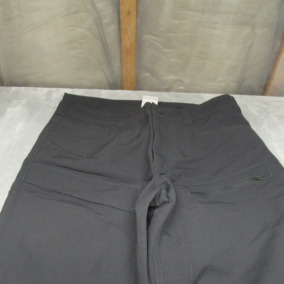 North Face Pants Mens 34 Grey Paramount Trail Hiking Active Leg Zip Rain 33x27 - Picture 2 of 12